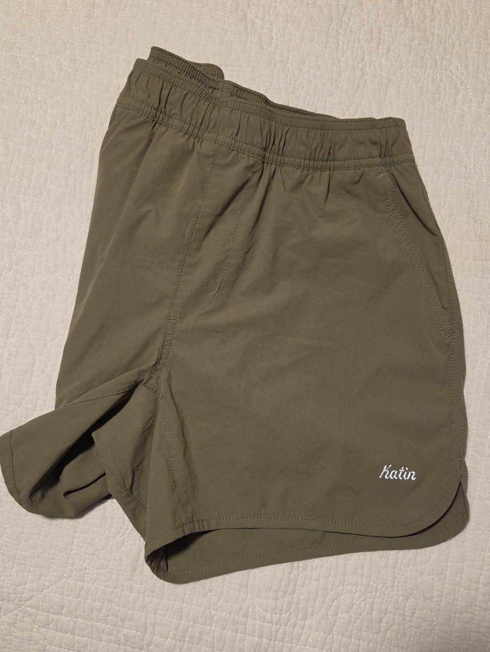 Katin Olive Green Running Shorts